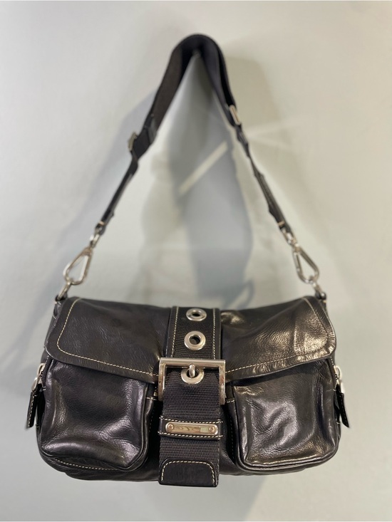 Prada Handbags - Prada Vintage all calfskin Y2K shoulder bag